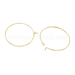 SHEGRACE Brass Hoop Earrings Findings&nbsp;XGR0005G-70G