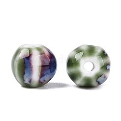 Vintage Porcelain Corrugated Beads&nbsp;PORC-N013-11F
