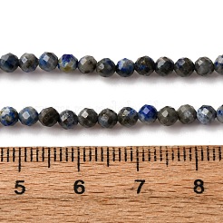 Natural Lapis Lazuli Beads Strands&nbsp;G-L629-B01-3mm-04