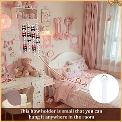 10Pcs Polyester Hairpin Hair Clip Holder Storage Organizer Hanging Ribbon&nbsp;HJEW-FG00049