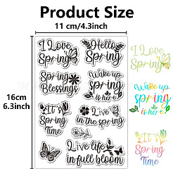 Plastic Stamps&nbsp;DIY-WH20018-0308