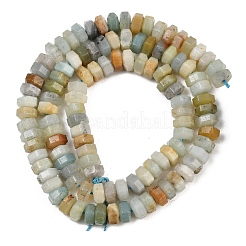 Natural Flower Amazonite Beads Strands&nbsp;G-G317-A30-3X6MM