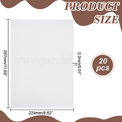 20Pcs Cotton Paper Double Sided Adhesive&nbsp;AJEW-WR0002-98