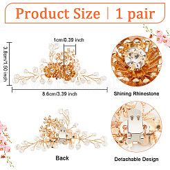 1 Pair Iron Rhinestone Shoe Decorations&nbsp;DIY-NB0007-83