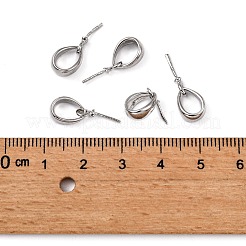 Brass Cup Pearl Peg Bails Pin Pendants&nbsp;KK-M156-02P-NR