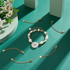 20Pcs Brass Chain Extender&nbsp;KK-BBC0023-25