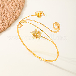 Alloy Upper Arm Cuff Bangles for Women&nbsp;WGB484A-01