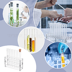 Acrylic Multi-Use Colorimetrical Cylinder Tube Display Racks&nbsp;DIY-OC0013-10A