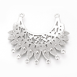 Tibetan Style Alloy Connector Rhinestone Settings&nbsp;TIBE-S311-01AS-LF