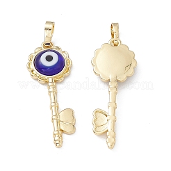Handmade Evil Eye Lampwork Pendants&nbsp;LAMP-G157-03G-13