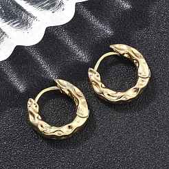 Brass Hoop Earrings&nbsp;EJEW-D320-23G