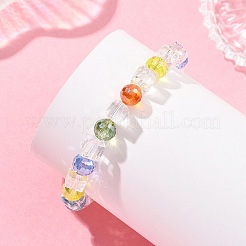 Electroplate Glass Beaded Stretch Bracelets for Women&nbsp;BJEW-JB13749