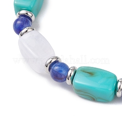 Acrylic Beaded Stretch Bracelets for Men Women&nbsp;BJEW-JB12167-03