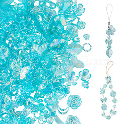 182Pcs 100G Transparent Acrylic Beads&nbsp;OACR-TA0003-69A