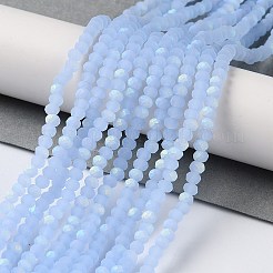 Imitation Jade Glass Beads Strands&nbsp;X1-EGLA-A034-J2mm-MB03