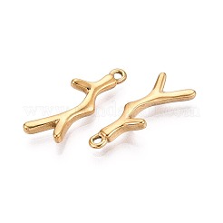 304 Stainless Steel Branch Pendants&nbsp;STAS-T067-49G