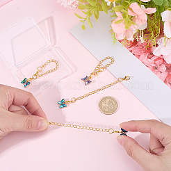 1Bag Butterfly Alloy Glass Water Bottle Charms&nbsp;HJEW-BM0001-58