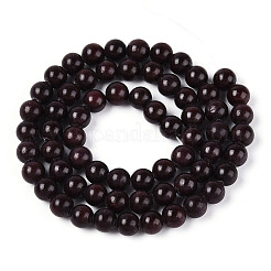 Dyed Natural Mashan Jade Round Beads Strands&nbsp;G-T139-6mm-67I