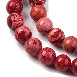 Dyed Natural Regalite/Imperial Jasper/Sea Sediment Jasper Beads Strands&nbsp;G-B124-C02-12