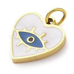 Ion Plating(IP) 304 Stainless Steel Enamel Charms&nbsp;STAS-Z104-10G-05