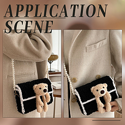 DIY Polycotton Braided Women's Crossbody Handbag Making Kits&nbsp;DIY-WH0349-353B
