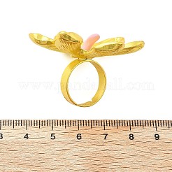 Adjustable Alloy Flower Finger Rings for Women&nbsp;LS-RJEW-B124-01B