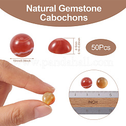 Natural Agate Cabochons&nbsp;G-R416-10mm-12