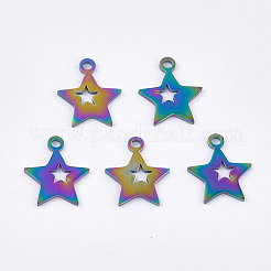 Ion Plating(IP) 201 Stainless Steel Charms&nbsp;STAS-Q201-JN201