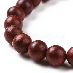 4Pcs Cross Pattern Wood Beads Stretch Bracelets Set for Women Men&nbsp;BJEW-JB08931
