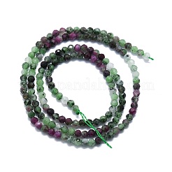 Natural Ruby in Zoisite Beads Strands&nbsp;G-P457-A01-29
