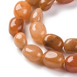 Natural Red Aventurine Beads Strands&nbsp;G-G146-A02-01