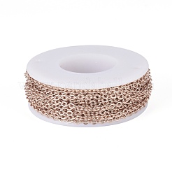 304 Stainless Steel Cable Chains&nbsp;CHS-G011-05RG-01