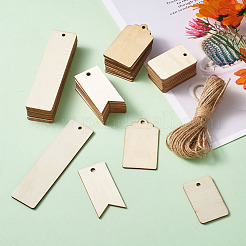 Unfinished Wood Big Pendants&nbsp;WOOD-TA0002-27