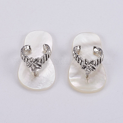 Natural White Shell Mother of Pearl Shell&nbsp;SSHEL-L008-33B