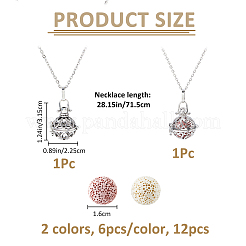 2 Bags 2 Styles DIY Brass Necklace Making Kits&nbsp;NJEW-FH0001-25A