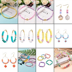 DIY Heishi Beads Jewelry Kits&nbsp;DIY-SZ0001-02-8mm