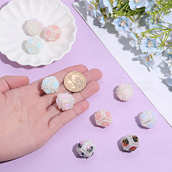 10Pcs Opaque Resin Beads&nbsp;RESI-PA0001-58