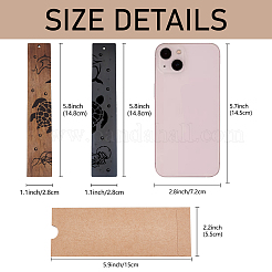 1 set Wood Bookmarks Set&nbsp;AJEW-CP0001-78B