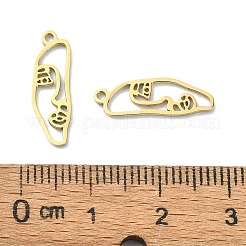 201 Stainless Steel Pendants&nbsp;STAS-K269-01E-G