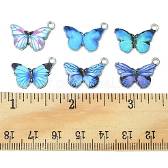 12Pcs 6 Colors Printed Alloy Pendants&nbsp;FIND-FS0001-29