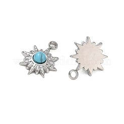 Synthetic Turquoise Pendants&nbsp;GG-CBAA892-02P