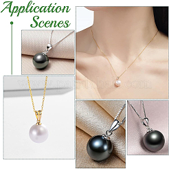 40Pcs 5 Style 304 Stainless Steel Cup Pearl Peg Bails Pin Pendants&nbsp;STAS-UN0055-01