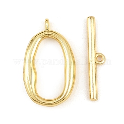Brass Toggle Clasps&nbsp;KK-G548-41G-01