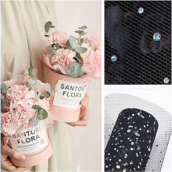 Glitter Sequin Deco Mesh Ribbons&nbsp;OCOR-BC0008-40