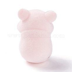 Flocky Resin Miniature Pig Figurines&nbsp;LS-AJEW-Z007-06