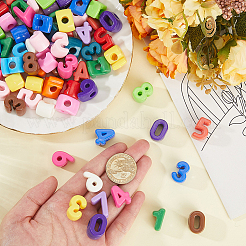 80Pcs Opaque Acrylic Beads&nbsp;OACR-PA0001-47