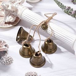Iron Bell Pendant Decoration&nbsp;HJEW-JM02238