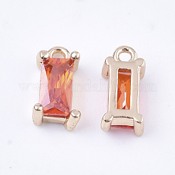 Transparent Glass Charms&nbsp;X-GLAA-T007-13E