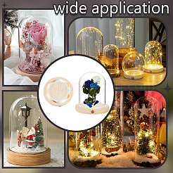 Glass Dome Cover&nbsp;AJEW-WH0752-088B