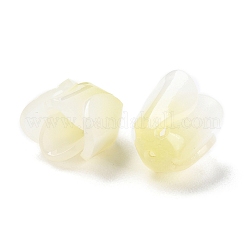 3-Petal Opaque Acrylic Bead Caps&nbsp;SACR-D007-08B
